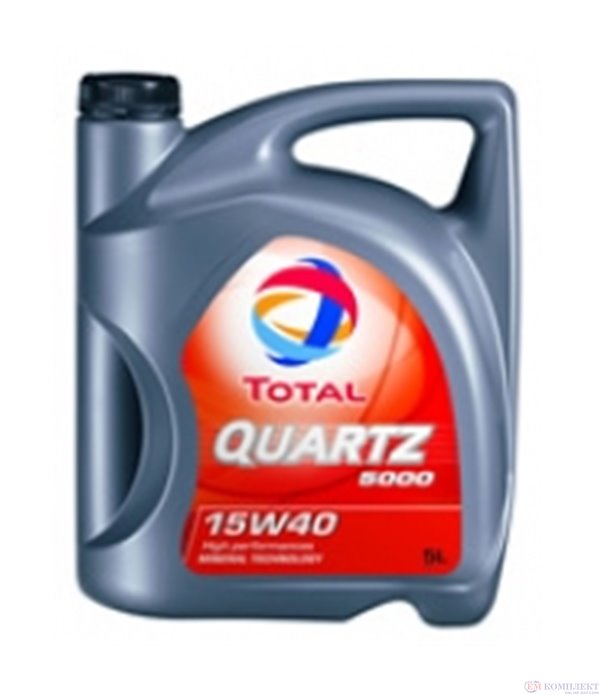 МАСЛО ДВИГАТЕЛНО TOTAL QUARTZ 5000 15W40 4 Л.