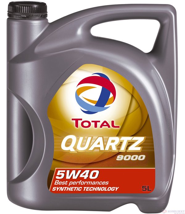 МАСЛО ДВИГАТЕЛНО TOTAL QUARTZ 9000 5W40 5 Л.