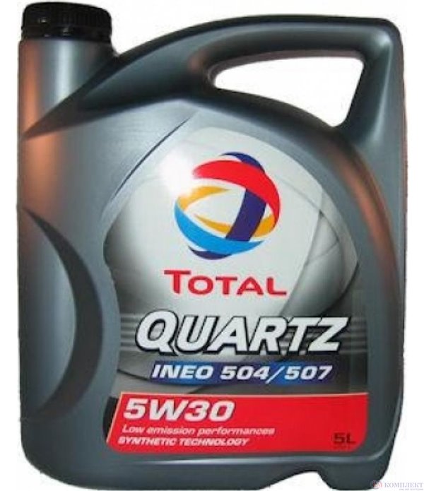 МАСЛО ДВИГАТЕЛНО TOTAL QUARTZ INEO 504/507 5W30 5 Л.