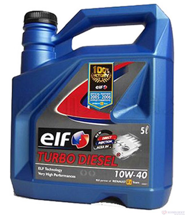 МАСЛО ДВИГАТЕЛНО ELF TURBO DIESEL 10W40 4 Л.