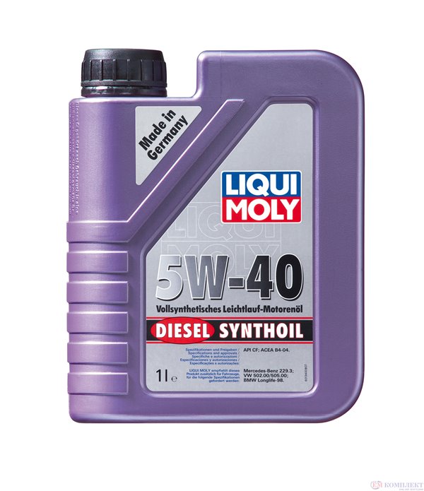 МАСЛО ДВИГАТЕЛНО LIQUI MOLY 5W40 1 Л.