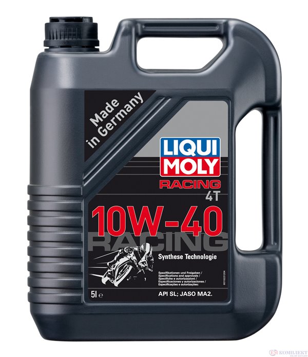 МАСЛО ДВИГАТЕЛНО LIQUI MOLY 4 ТАКТОВИ МОТОЦИКЛЕТИ 10W40 5 Л.