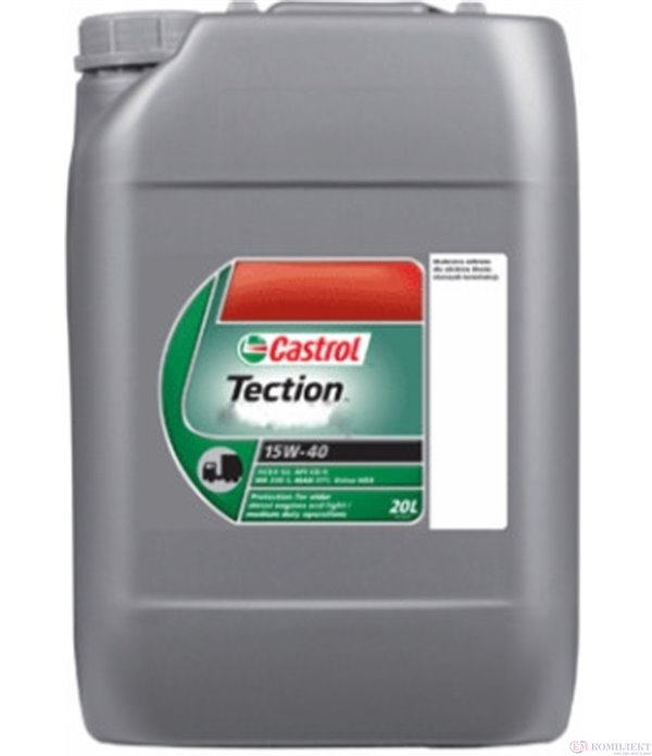 МАСЛО ДВИГАТЕЛНО CASTROL TECTION 15W40 20 Л.