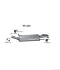 АУСПУХ ЗАДЕН VOLKSWAGEN GOLF III (95-) 1.9SDI-8V DIESEL - VITO