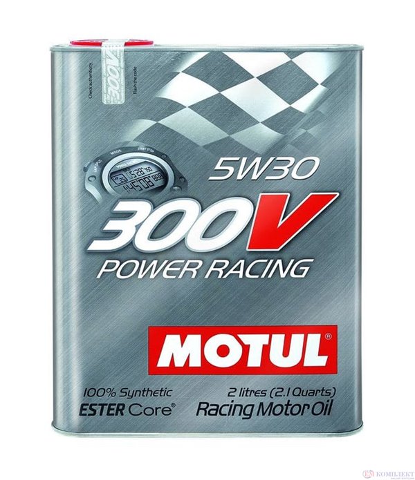 МАСЛО ДВИГАТЕЛНО MOTUL 300V POWER R 5W30 2 Л.