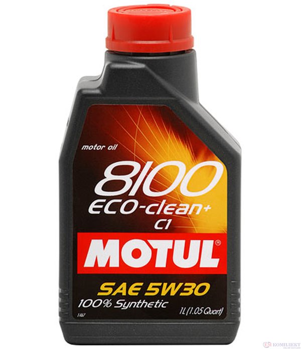 МАСЛО ДВИГАТЕЛНО MOTUL 8100 ECO-CLEAN 5W30 1 Л.