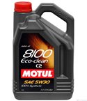 МАСЛО ДВИГАТЕЛНО MOTUL 8100 ECO-CLEAN 5W30 5 Л.