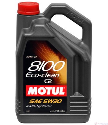 МАСЛО ДВИГАТЕЛНО MOTUL 8100 ECO-CLEAN 5W30 5 Л.