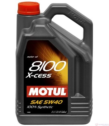 МАСЛО ДВИГАТЕЛНО MOTUL 8100 X-CESS 5W40 5 Л.