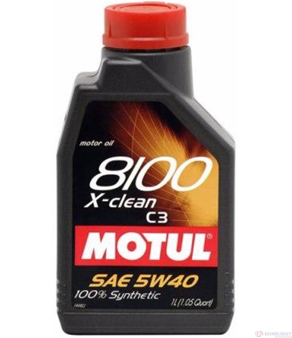 МАСЛО ДВИГАТЕЛНО MOTUL 8100 X-CLEAN 5W40 2 Л.