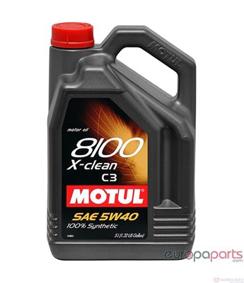 МАСЛО ДВИГАТЕЛНО MOTUL 8100 X-CLEAN 5W40 5 Л.