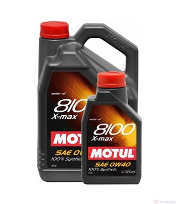 МАСЛО ДВИГАТЕЛНО MOTUL 8100 X-MAX 0W40 5 Л.