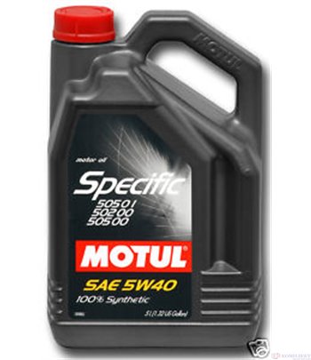 МАСЛО ДВИГАТЕЛНО MOTUL SPECIFIC 505.01 5W40 5 Л.