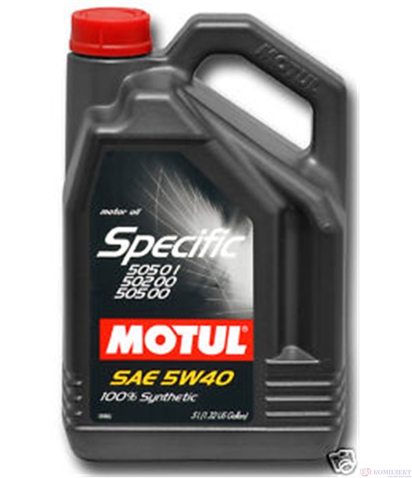 МАСЛО ДВИГАТЕЛНО MOTUL SPECIFIC 505.01 5W40 5 Л.