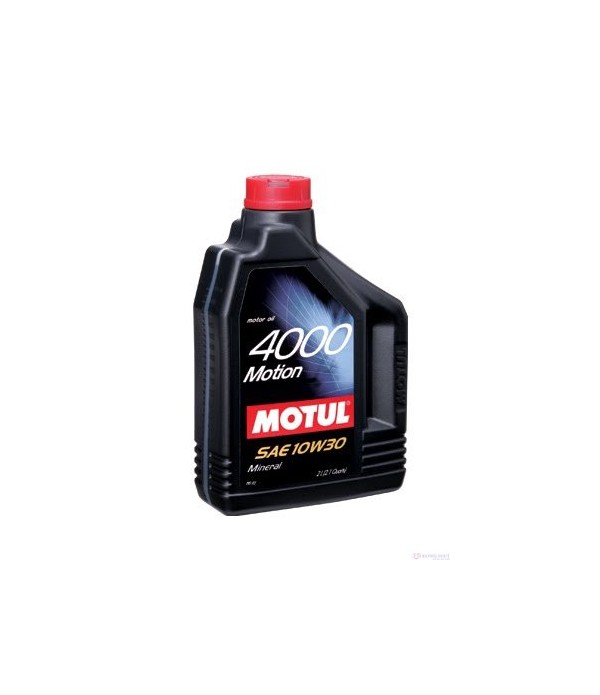 МАСЛО ДВИГАТЕЛНО MOTUL 4000 MOTION 10W30 2 Л.