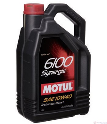 МАСЛО ДВИГАТЕЛНО MOTUL 6100 SYNERGIE+ 10W40 4 Л.