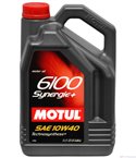 МАСЛО ДВИГАТЕЛНО MOTUL 6100 SYNERGIE+ 10W40 5 Л.