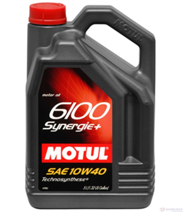 МАСЛО ДВИГАТЕЛНО MOTUL 6100 SYNERGIE+ 10W40 5 Л.