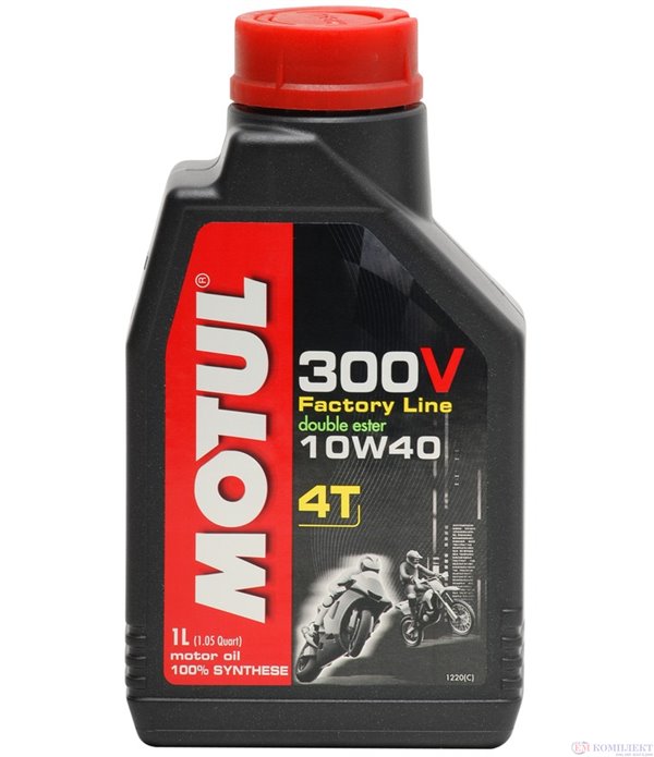 МАСЛО ДВИГАТЕЛНО MOTUL 300V 10W40 4T FL 1 Л.