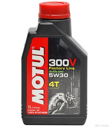 МАСЛО ДВИГАТЕЛНО MOTUL 300V 5W30 4T FL 1 Л.