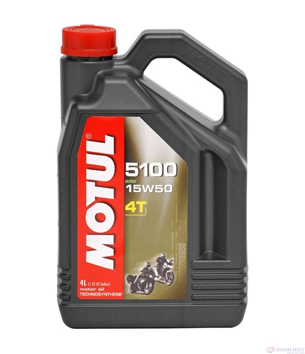 МАСЛО ДВИГАТЕЛНО MOTUL 5100 15W50 4T 4 Л.