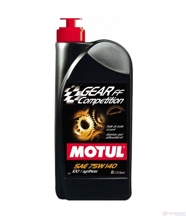 МАСЛО ТРАНСМИСИОННО MOTUL GEAR COMPETITION 75W140 1 Л.