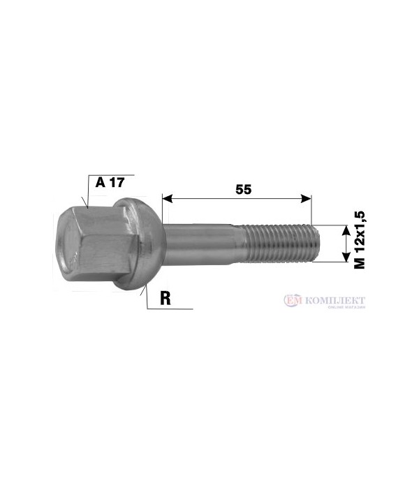 БОЛТ ДЖАНТА MERCEDES L 55 M 12X1.5 R A 17 - ETE