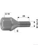 БОЛТ ДЖАНТА RENAULT L 25 M 12X1.5 C A 19 - ETE