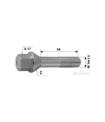 БОЛТ ДЖАНТА VOLKSWAGEN L 50 M 14X1.5 C A 17 - ETE