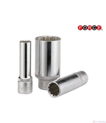 ВЛОЖКА УДЪЛЖЕНА ДВАНАДЕСЕТОСТЕННА 1/2'' 15 ММ - FORCE
