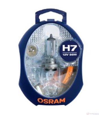 КРУШКИ РЕЗЕРВНИ H7 /Spare Lamps Kit CLKM H7 12V EURO UNV1 / STANDARD - OSRAM