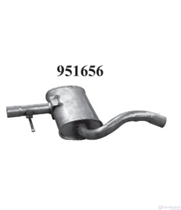 АУСПУХ СРЕДЕН VOLKSWAGEN GOLF III (91-) 1.9 SDI-8V - VITO