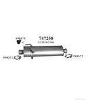 АУСПУХ СРЕДЕН OPEL MOVANO (98-) 1.9 DCI-8V TURBO - VITO