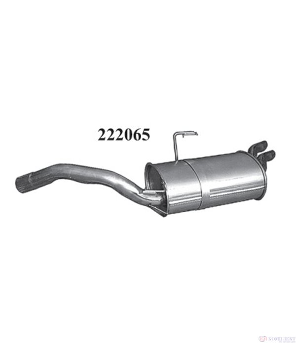 АУСПУХ ЗАДЕН FIAT ULYSSE (94-) 2.0 JTD-8V - VITO