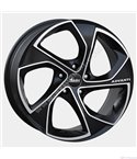 ДЖАНТИ ЛЕТИ HONDA CIVIC 2005- ADVANTI SJ 06 Полиран черен мат 8x18'' ET 35