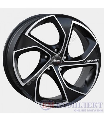 ДЖАНТИ ЛЕТИ MAZDA 6 2007- ADVANTI SJ 06 Полиран черен мат 8x18'' ET 35