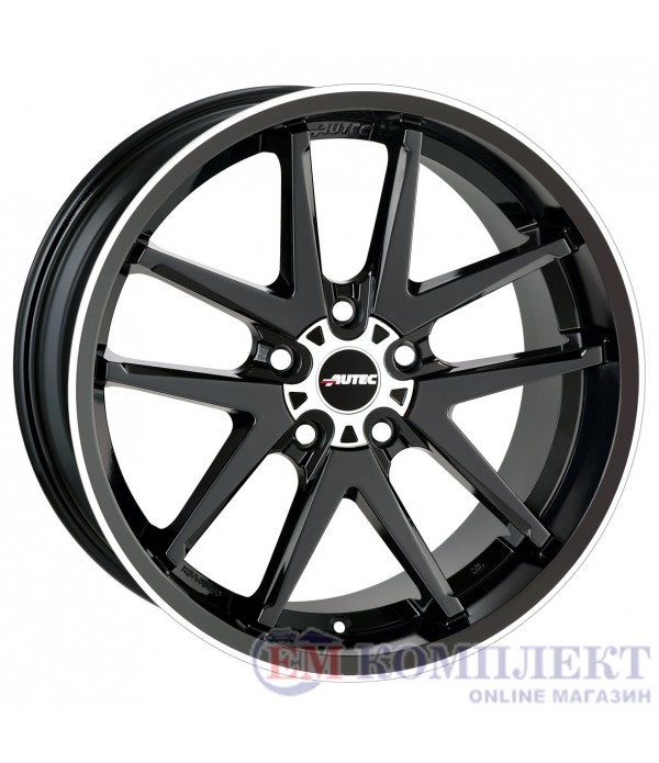 ДЖАНТИ ЛЕТИ BMW X1 E84 2009- AUTEC CONTEST Черен лак с полиран ръб 8.5x19'' ET 35