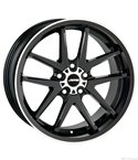 ДЖАНТИ ЛЕТИ BMW 3 SERIES E90 2008- AUTEC CONTEST Черен лак с полиран ръб 9.5x19'' ET 38