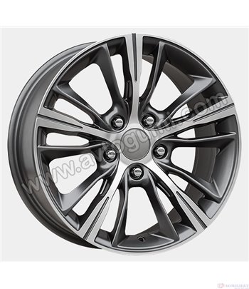 ДЖАНТИ ЛЕТИ BMW 5 SERIES F10/F11 2010- REPLICA B509MG Полиран графит 7.5x17'' ET 43