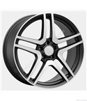 ДЖАНТИ ЛЕТИ MERCEDES E CLASS W210 1995- REPLICA GS-1068 Полиран черен мат 8.5x20'' ET 35