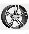 ДЖАНТИ ЛЕТИ BMW X5 E53 2007- REPLICA GS-1326 Полиран черен мат 8.5x19'' ET 15