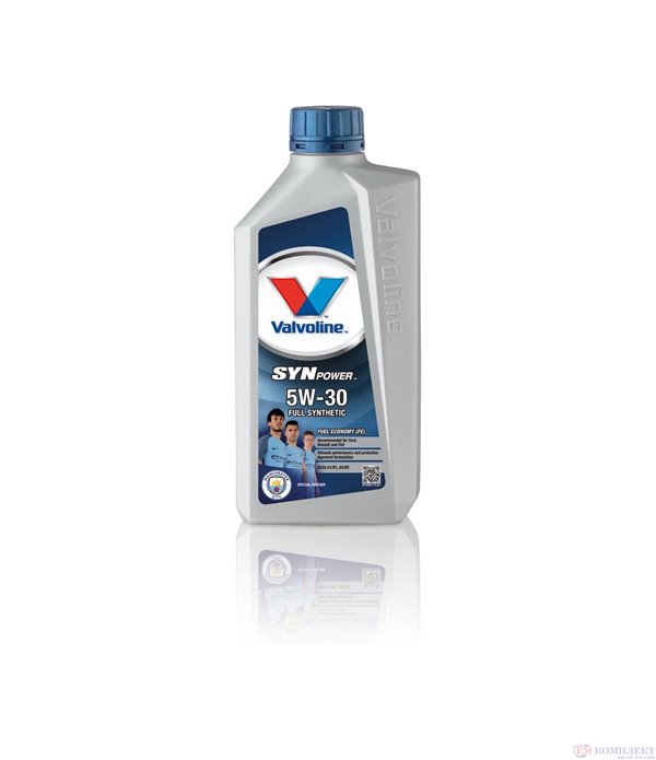 МАСЛО ДВИГАТЕЛНО VALVOLINE SYNPOWER FE 5W30 1 Л.