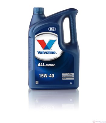 МАСЛО ДВИГАТЕЛНО VALVOLINE ALL CLIMATE 15W40 5 Л.