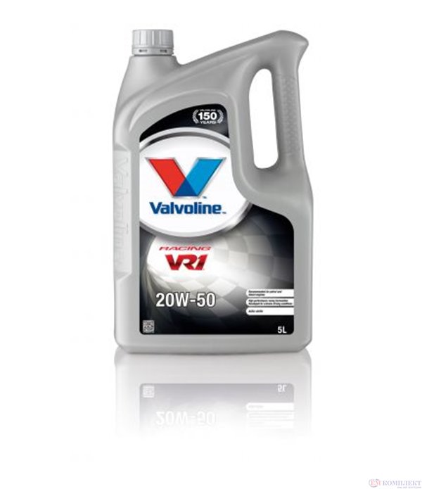 МАСЛО ДВИГАТЕЛНО VALVOLINE VR1 RACING 20W50 5 Л.