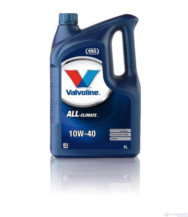 МАСЛО ДВИГАТЕЛНО VALVOLINE ALL CLIMATE 10W40 5 Л.