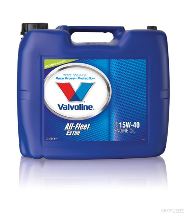 МАСЛО VALVOLINE ALL FLEET EXTRA 15W40 PL 20 Л.