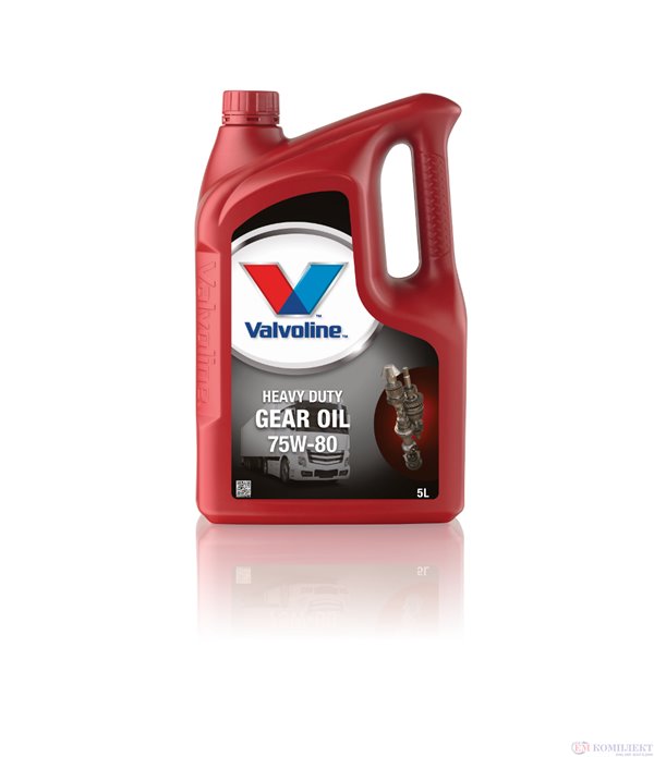 МАСЛО ТРАНСМИСИОННО VALVOLINE HD GEAR OIL 75W80 5 Л.