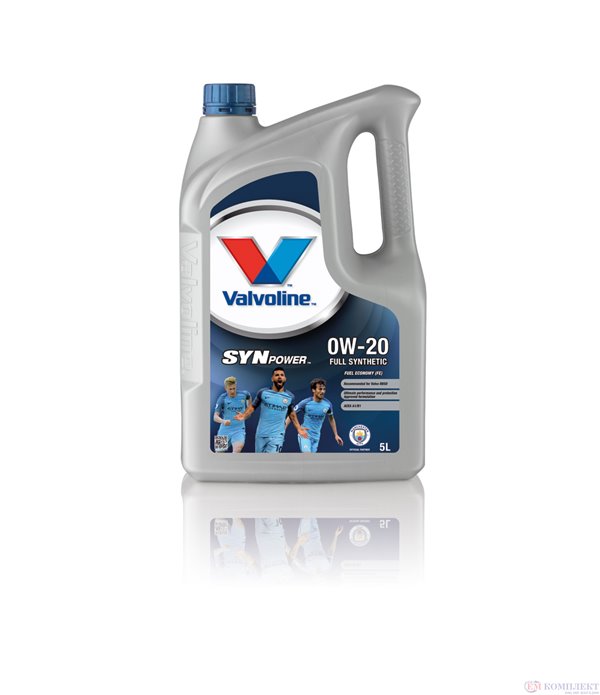 МАСЛО ДВИГАТЕЛНО VALVOLINE SYNPOWER FE 0W20 5 Л.