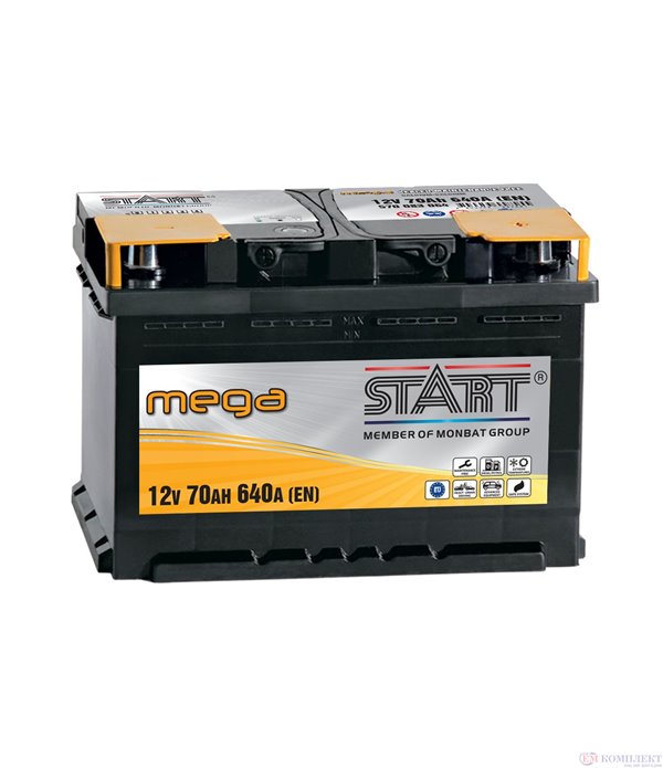 АКУМУЛАТОР 12V 045 (Ah) START MEGA SEALED MAINTENANCE FREE