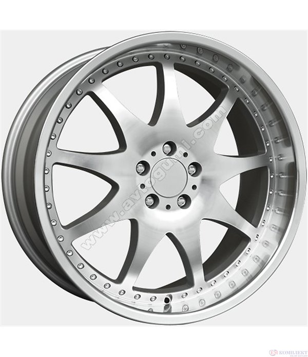 ДЖАНТИ ЛЕТИ AUDI A6 ALLROAD 2004- REPLICA ПО M201 Полирано Сребро 9.5x20'' ET 35